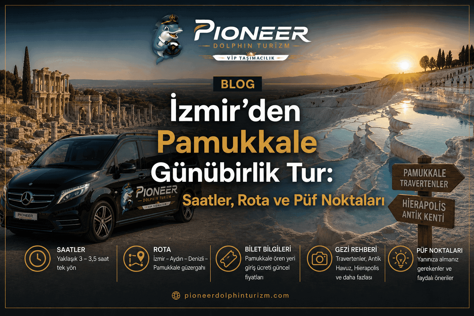 İzmir to Pamukkale Day Trip: Hours, Route and Tips